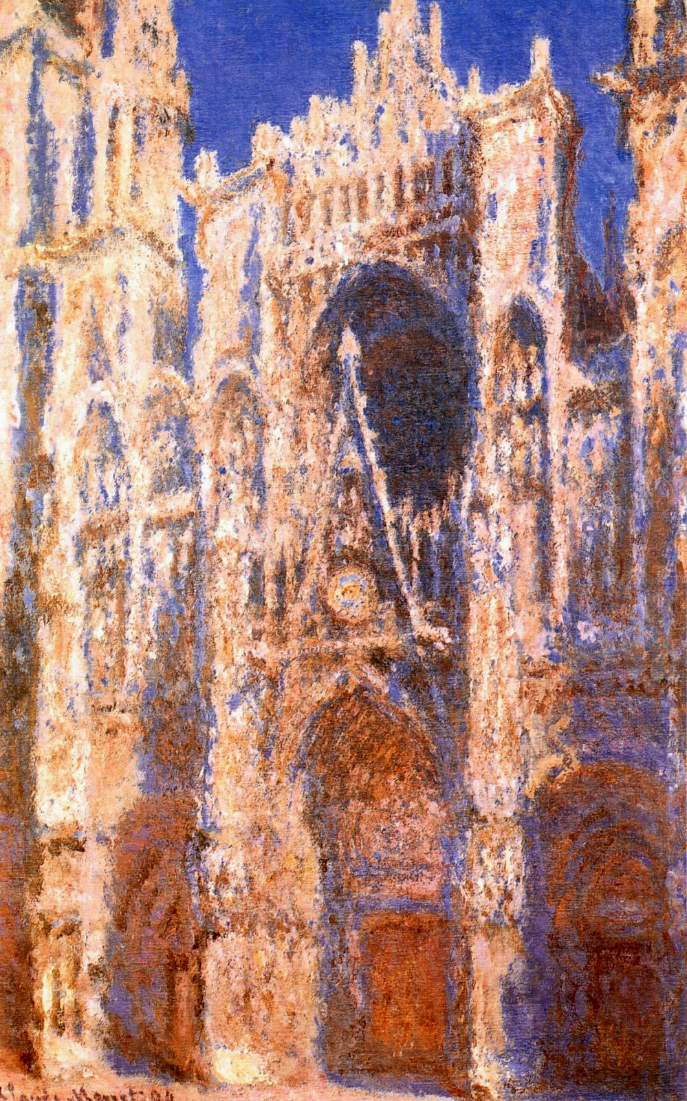 Rouen Cathedral, the Portal in the Sun 1894